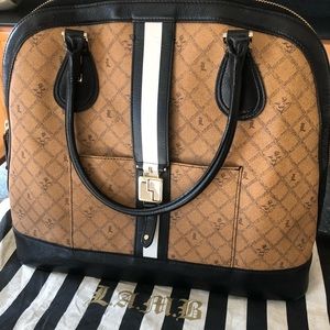 Authentic L.A.M.B Montego Saddle Bowler bag